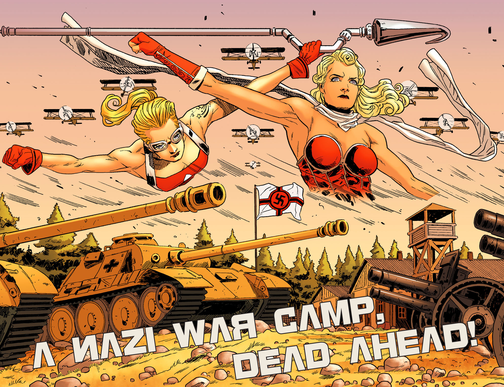 Read online DC Comics: Bombshells comic -  Issue #10 - 11