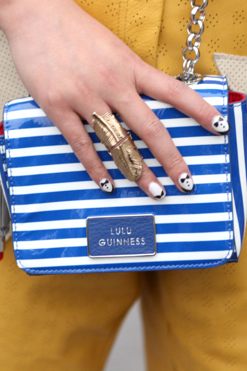 lulu guinness black bolsa
