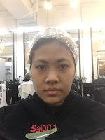 hair treatment with plastic wrap