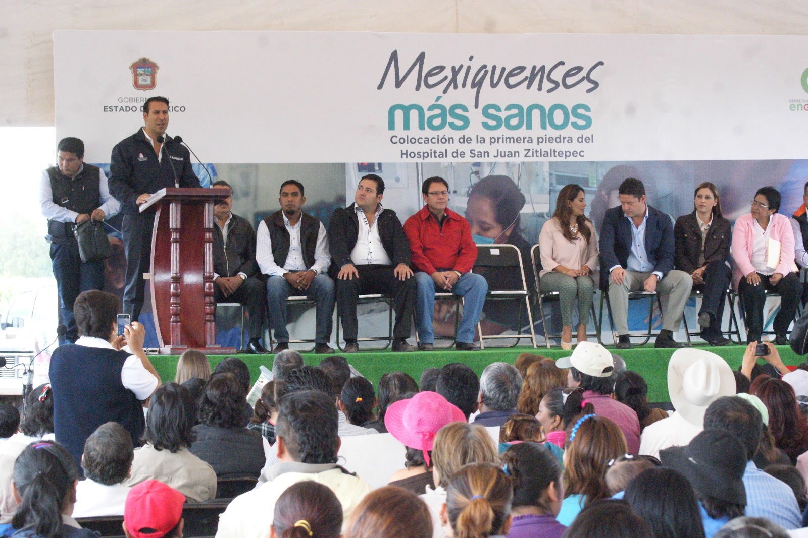 La Verdad Punto por Punto Se Colocó la Primera Piedra para la Construcción del Hospital General