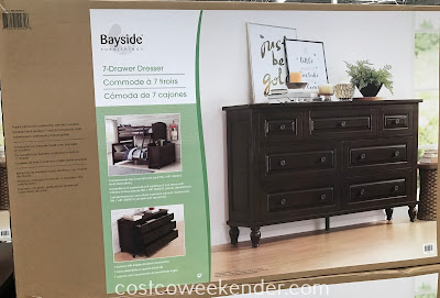 Costco 4560013 - Bayside Furnishings 7-Drawer Dresser: great for any bedroom