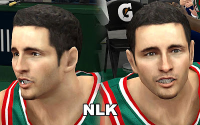 NBA 2K13 J.J. Redick Cyberface Patch
