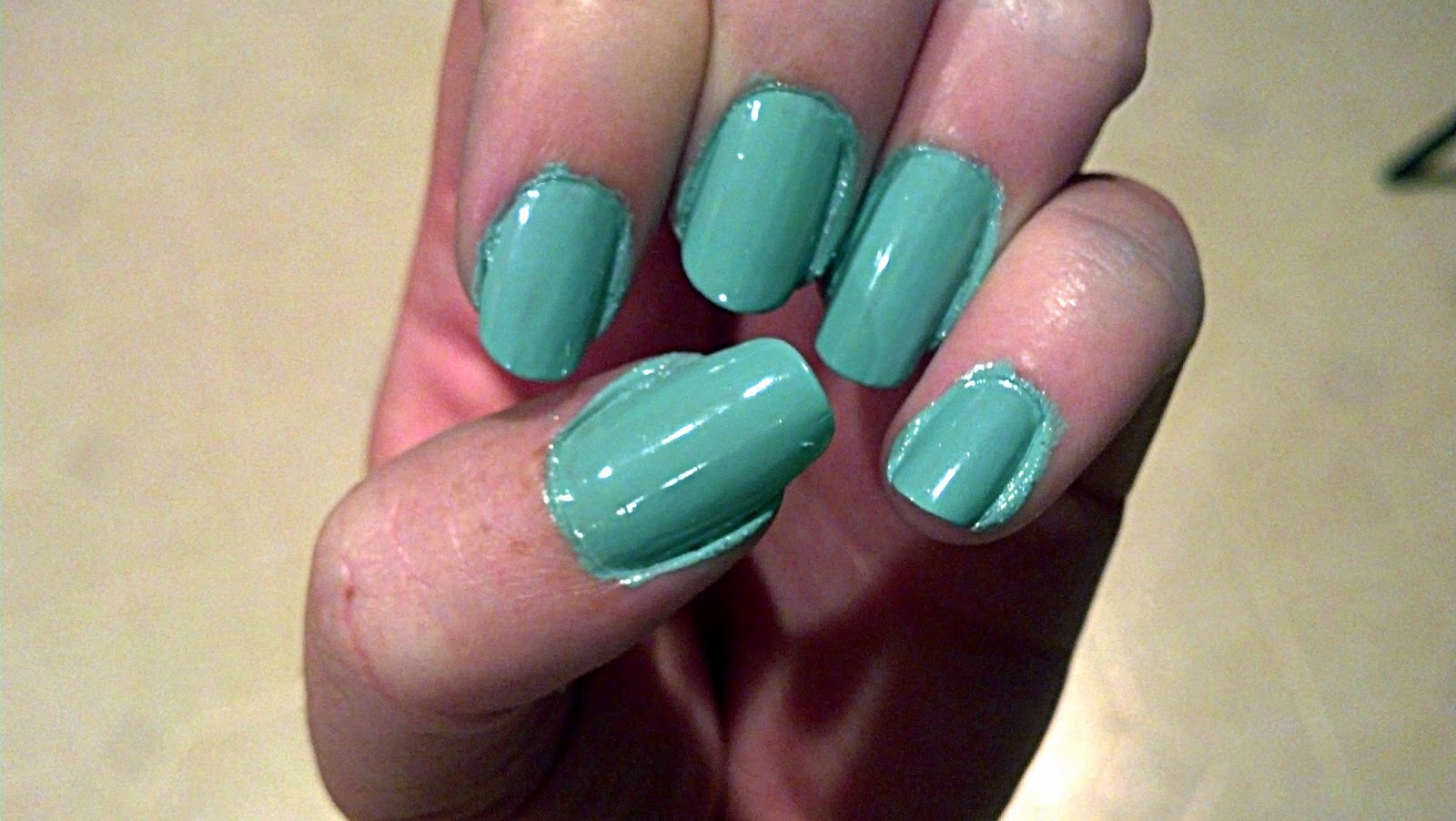 cute two color nail design