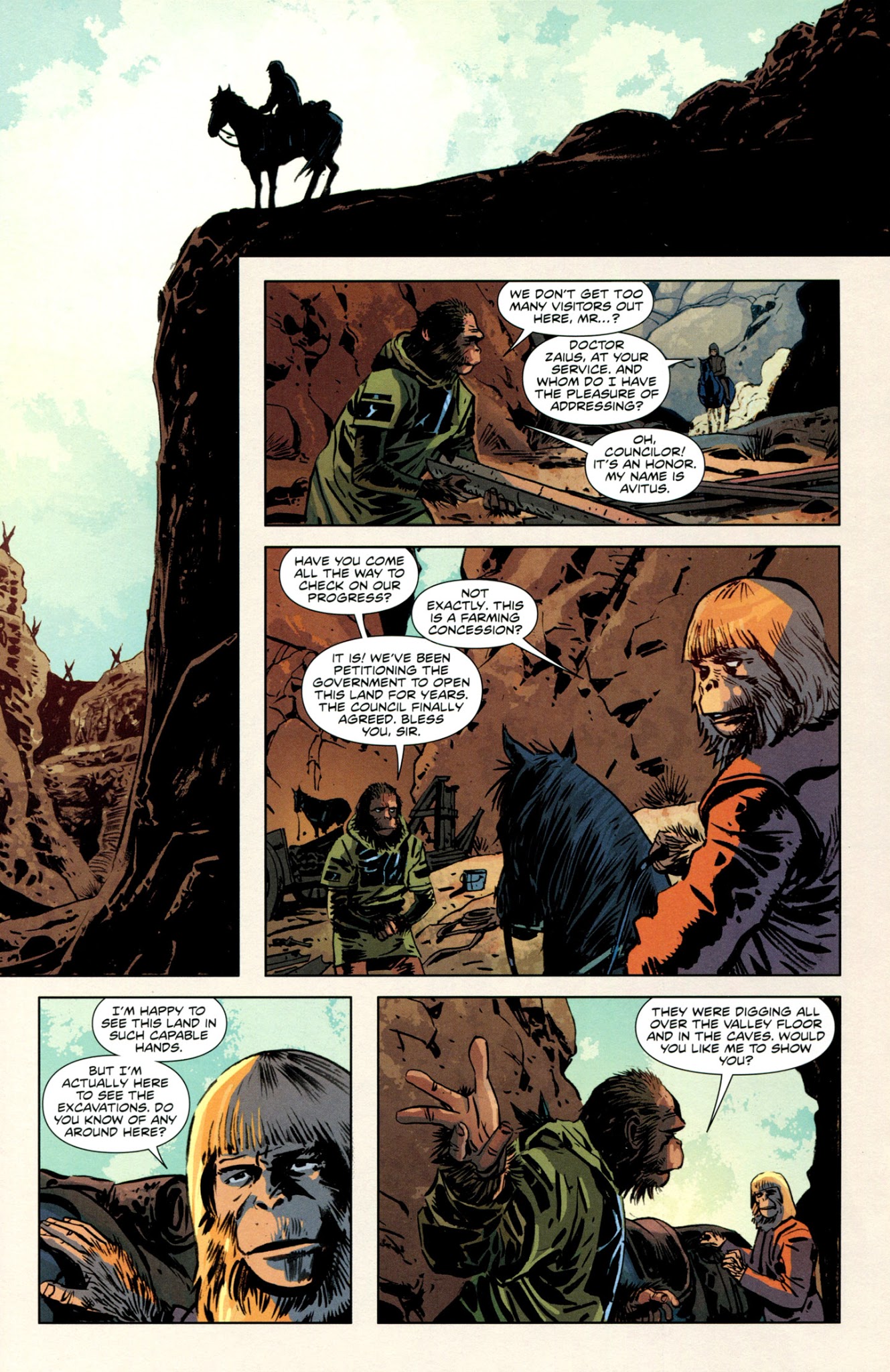 Read online Betrayal of the Planet of the Apes comic -  Issue #3 - 6