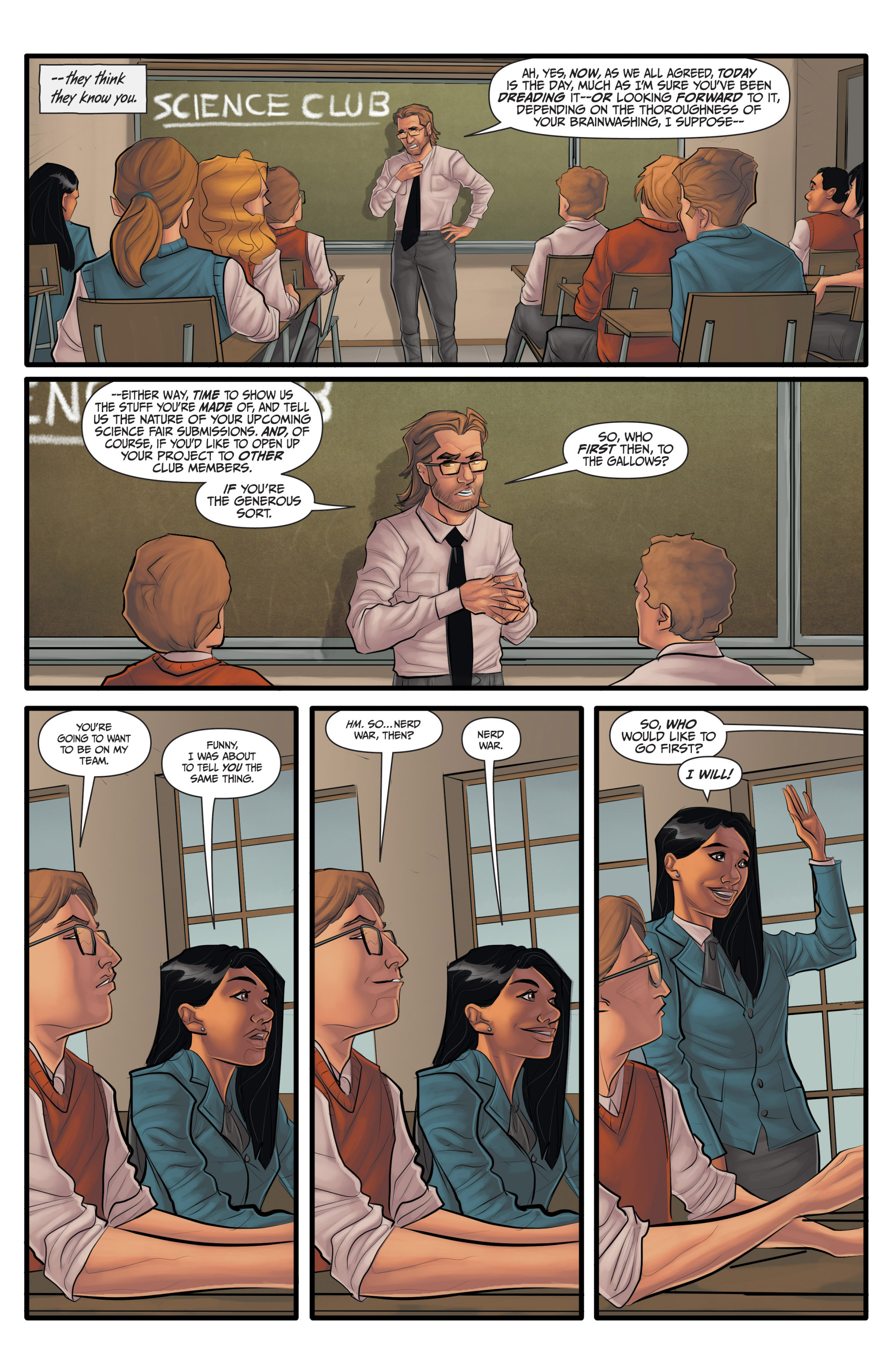 Read online Morning Glories comic -  Issue #44 - 23