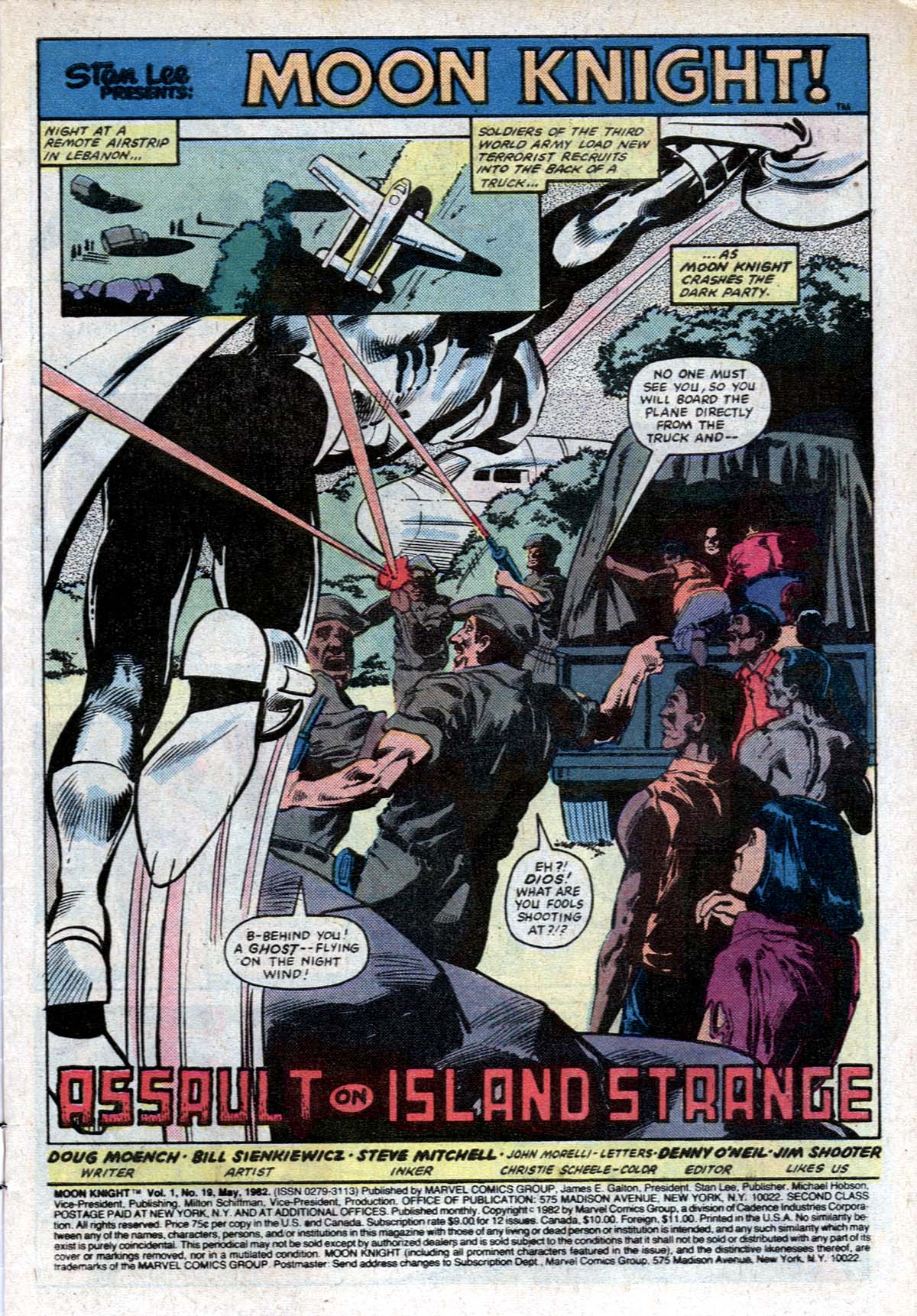 Moon Knight (1980) issue 19 - Page 2
