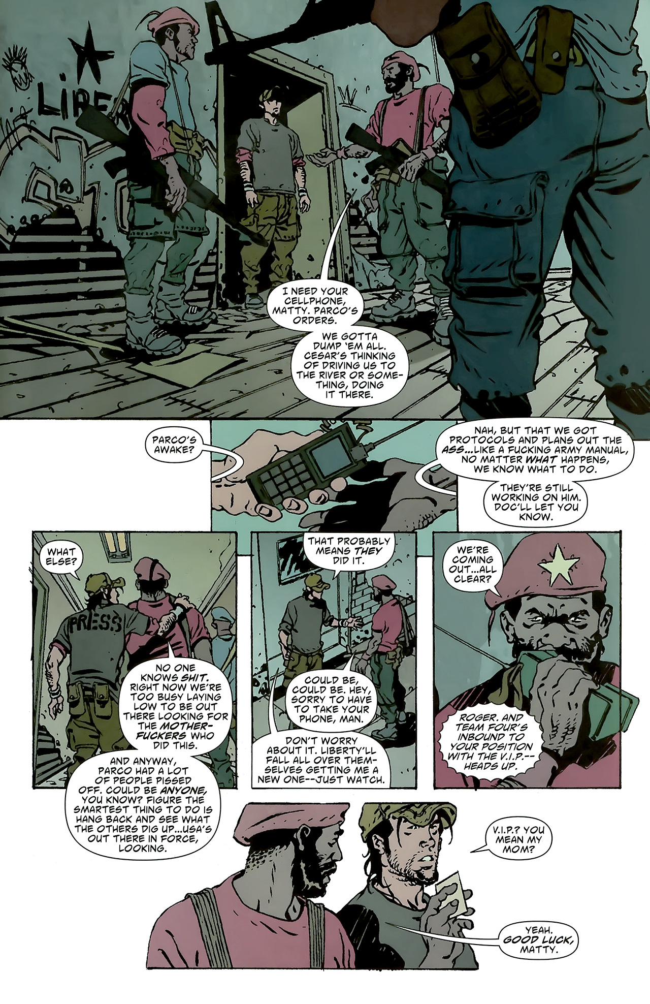 Read online DMZ (2006) comic -  Issue #32 - 10