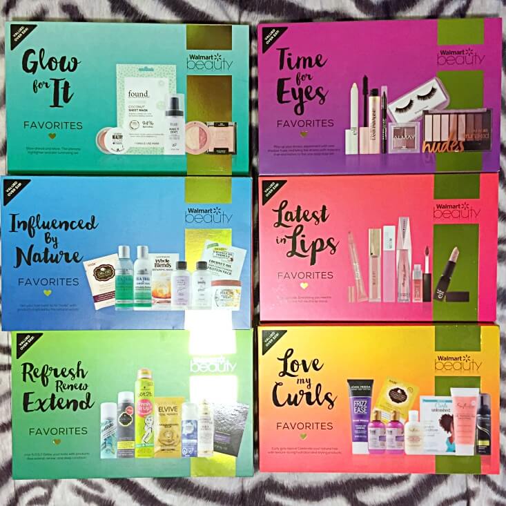 Walmart Beauty Favorites Boxes Walmart Beauty Favorites Boxes