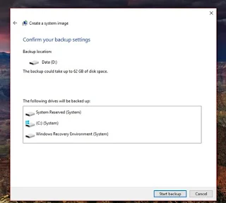 Cara Membuat System Recovery Image di Windows 10