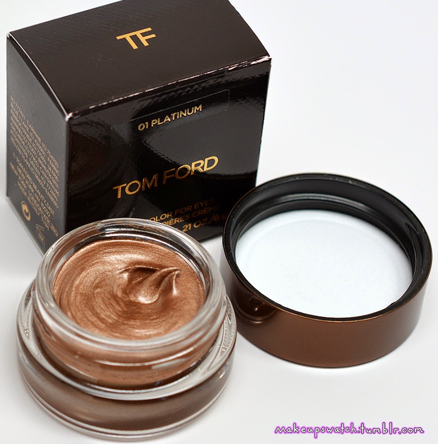 makeup: Tom Ford Cream Color For Eyes No. 01 Platinum