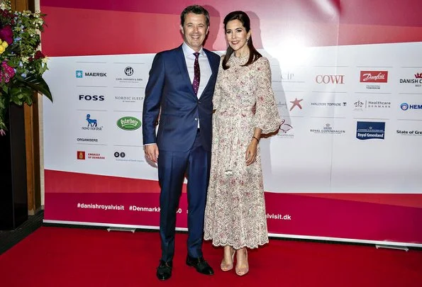 Crown Princess Mary wore a new lace eyelet dress by Zimmermann. Crown Princess Mary wore Zimmermann floral eyelet dress