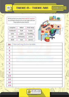 Worksheet: There is - there are | www.elt-els.com