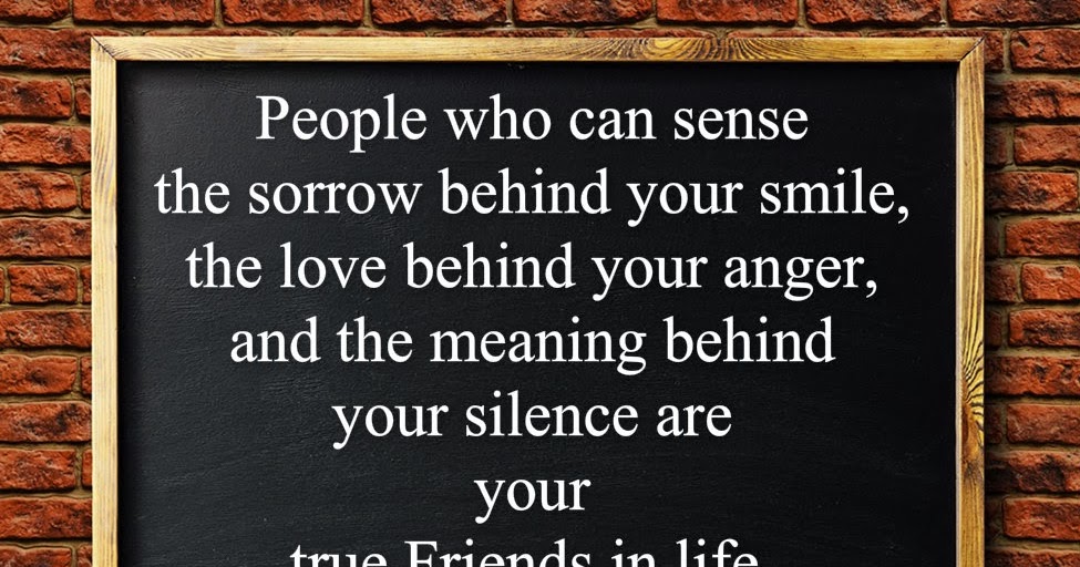 Awesome Quotes People Who Can Sense The Sorrow Behind Your Smile 