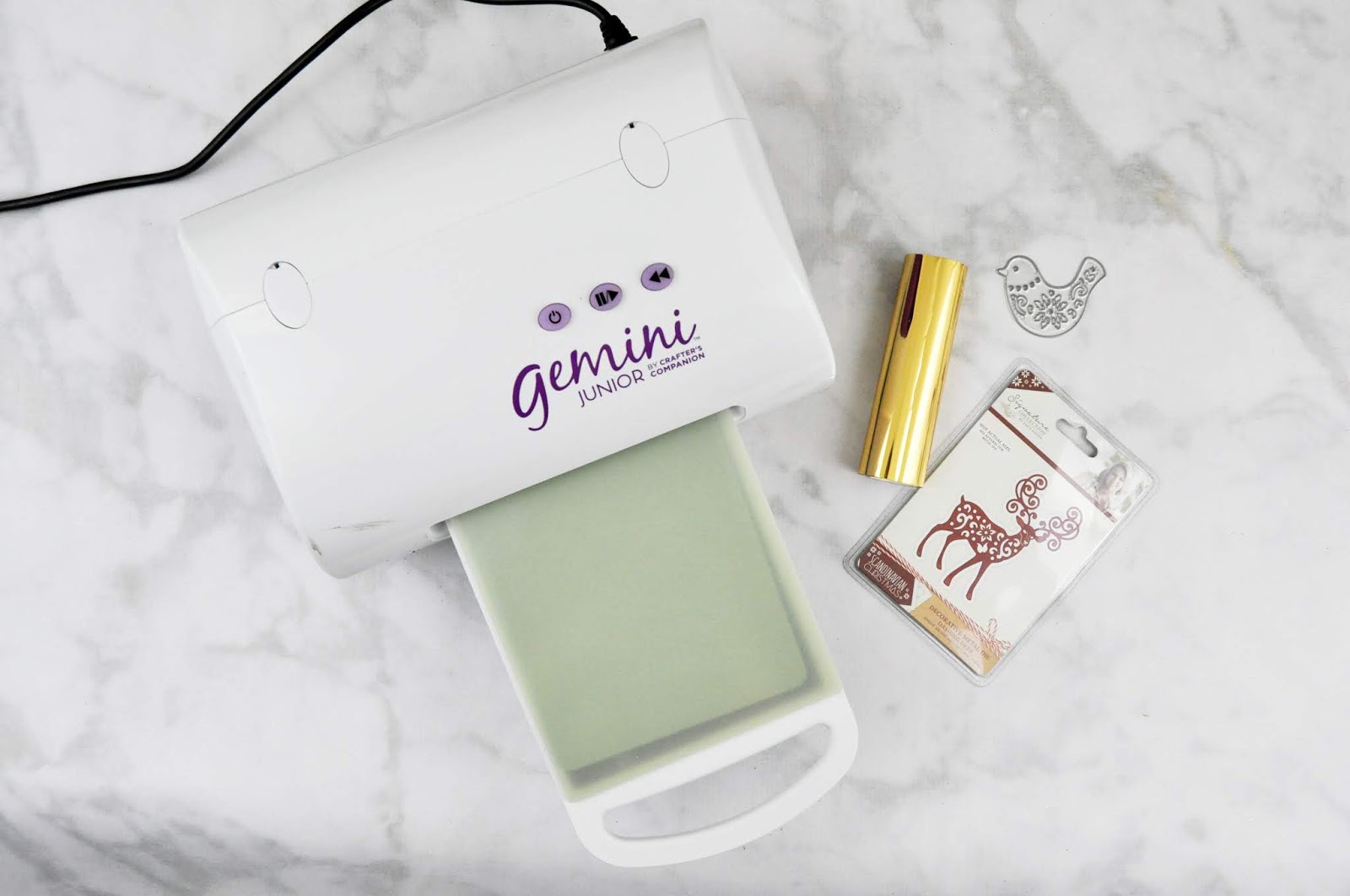 Gemini Foil Press Christmas Card Tutorial Jen Gallacher