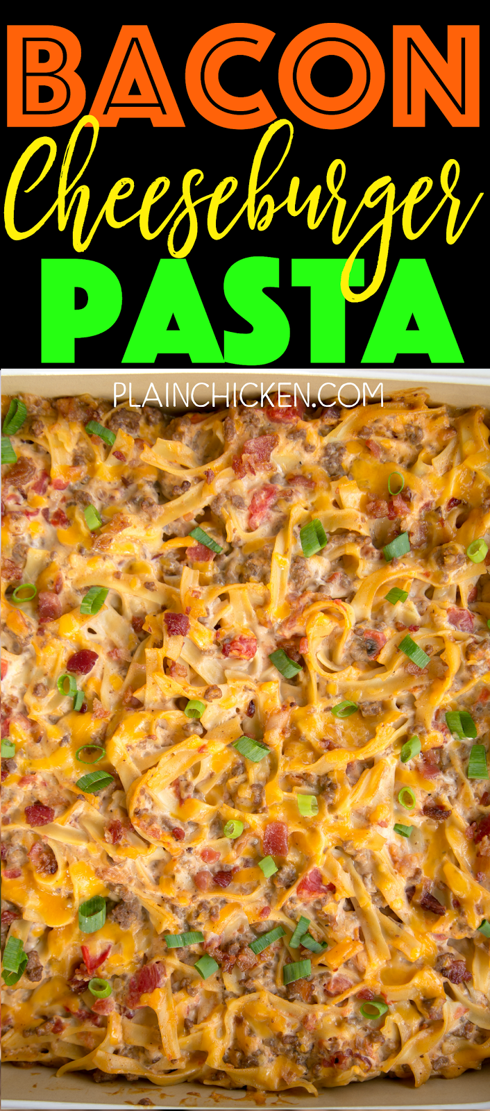 Bacon Cheeseburger Pasta Plain Chicken®
