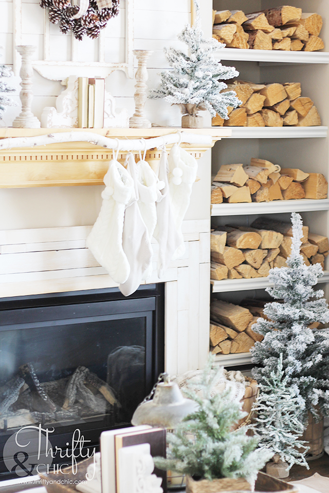 How to hide cables on a fireplace mantel - Cuckoo4Design