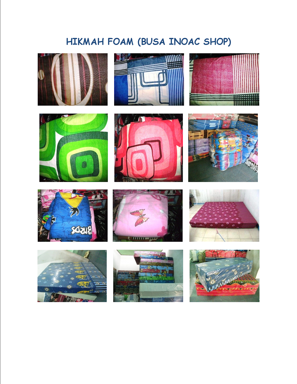 BUSA INOAC / INOAC POLYURETHANE FOAM | HIKMAH FOAM