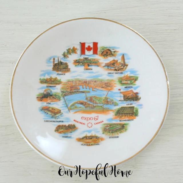 Expo 67 Montreal Canada World's Fair Collector Plate