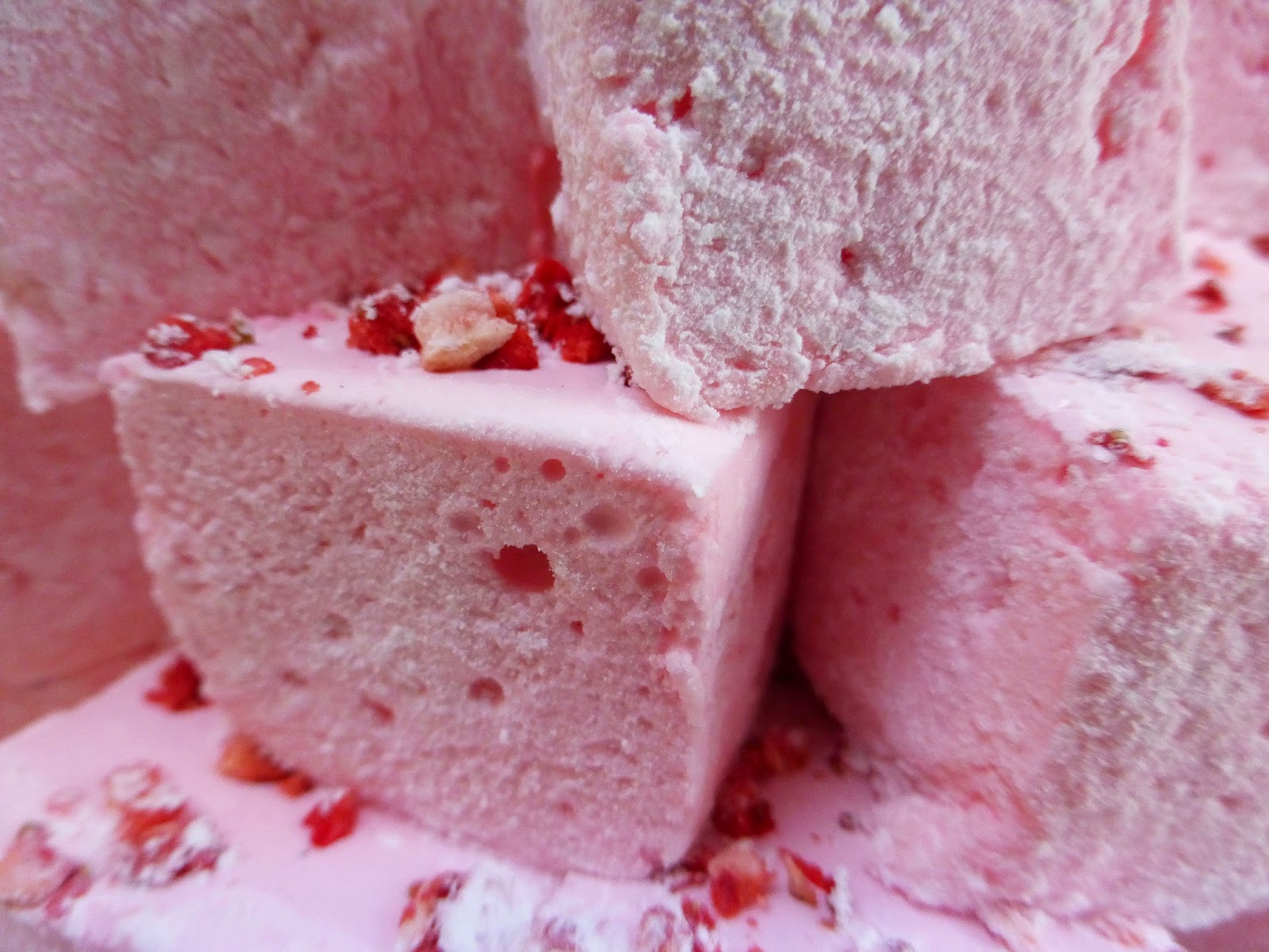 No Thermometer Strawberry Marshmallows Recipe