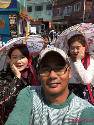 Hanbok Korean Girl Gamcheon Culture Village