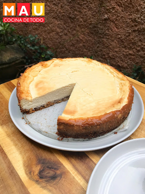 cheesecake pay pie de queso keto ketogenic cetogenico low carb sin azucar splenda stevia mau cocina de todo