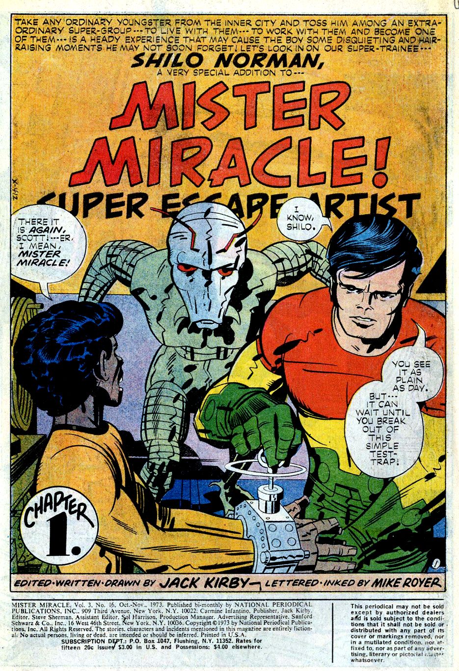 Read online Mister Miracle (1971) comic -  Issue #16 - 3