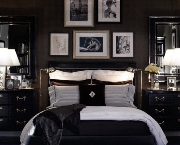 CAD INTERIORS design tips black sophisticated bedroom design interior design black walls