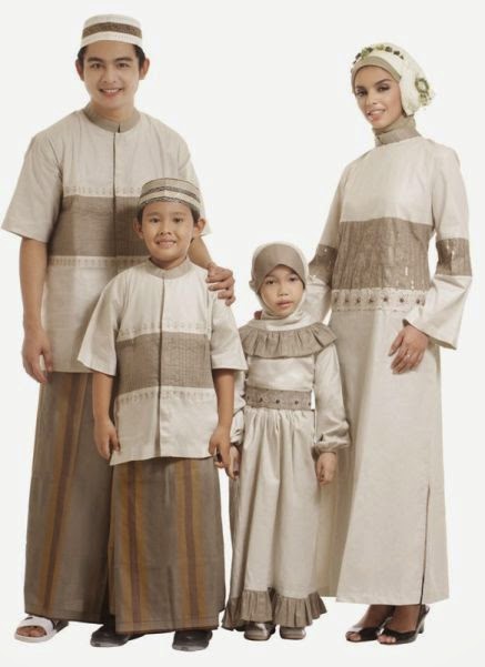 15 Desain Baju  Muslim Keluarga  Untuk  Lebaran  2019  BAJU  