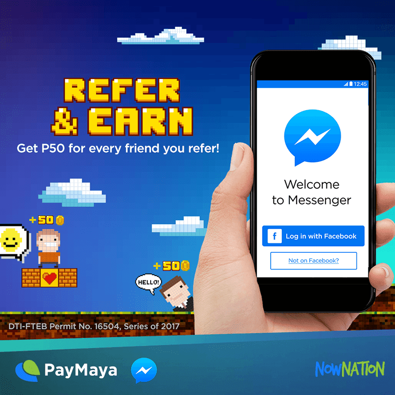 You and your friends can earn up to PHP 1,250 from PayMaya! You and your friends can earn up to PHP 1,250 from PayMaya!