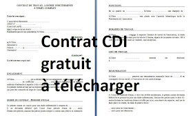 Modele De Contrat De Travail Cdi Cours Genie Civil Outils