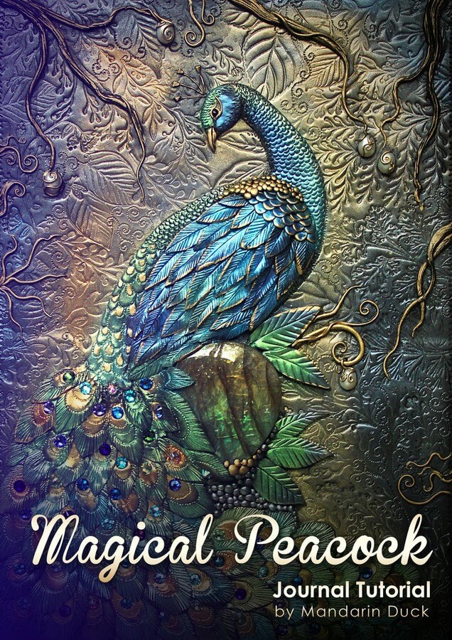 08-Magical-Peacock-Aniko-Kolesnikova-Animal-Fantasy-Journal-and-Book-Covers-www-designstack-co