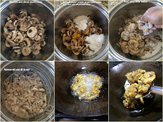 images of Chilli Garlic Mushrooms / Spicy Chilli Garlic Mushroom / Indo Chinese Recipe