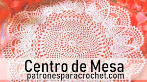 Decora tu hogar con hermoso centro de mesa redondo tejido a crochet