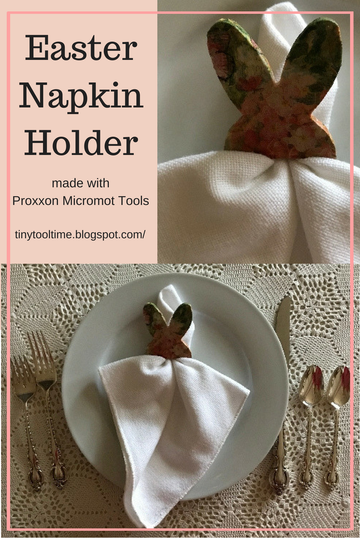 Tiny Tool Time How to Make an Easter Napkin Holder