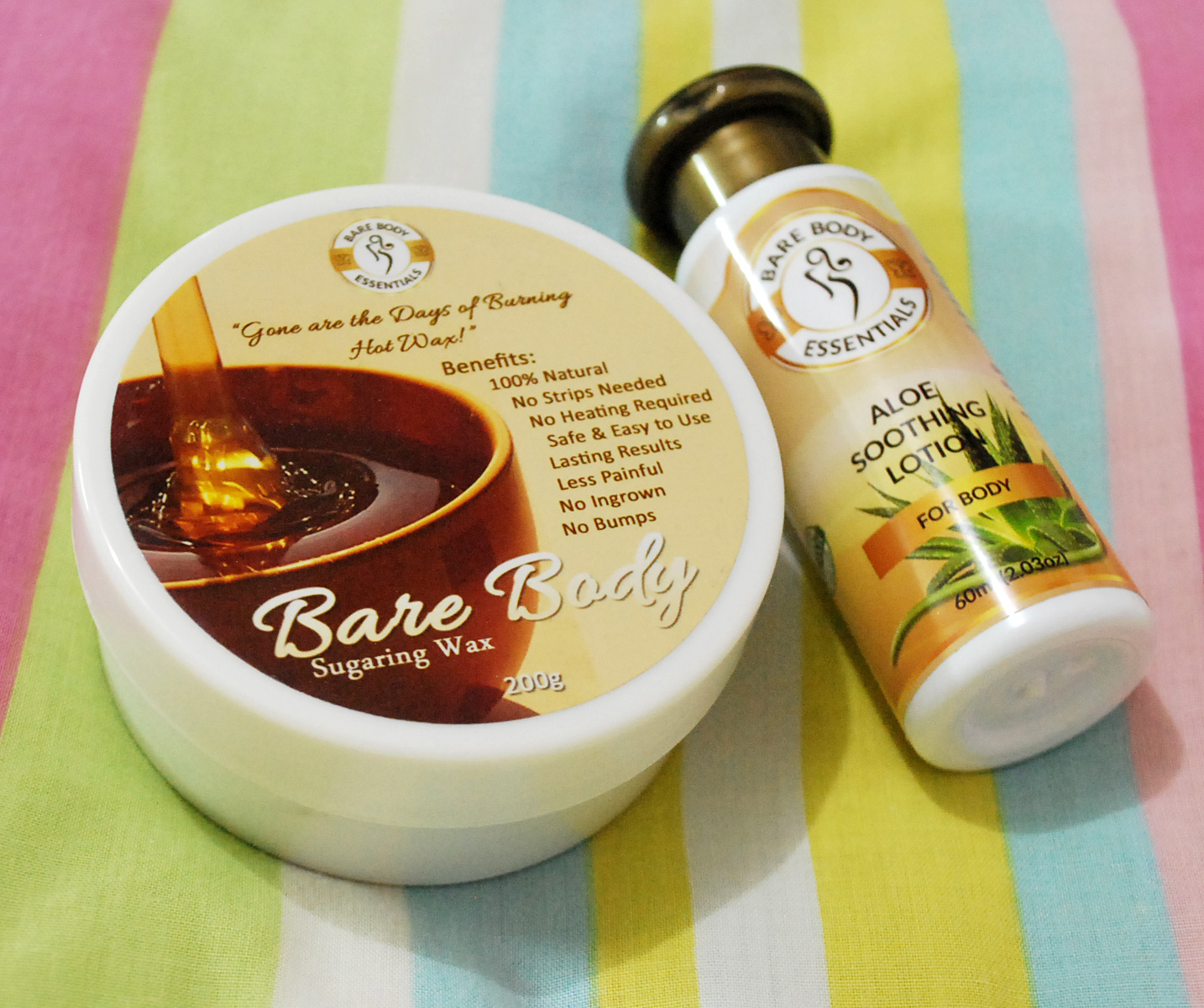 Peachy Pink Sisters Review Bare Body Sugaring Wax