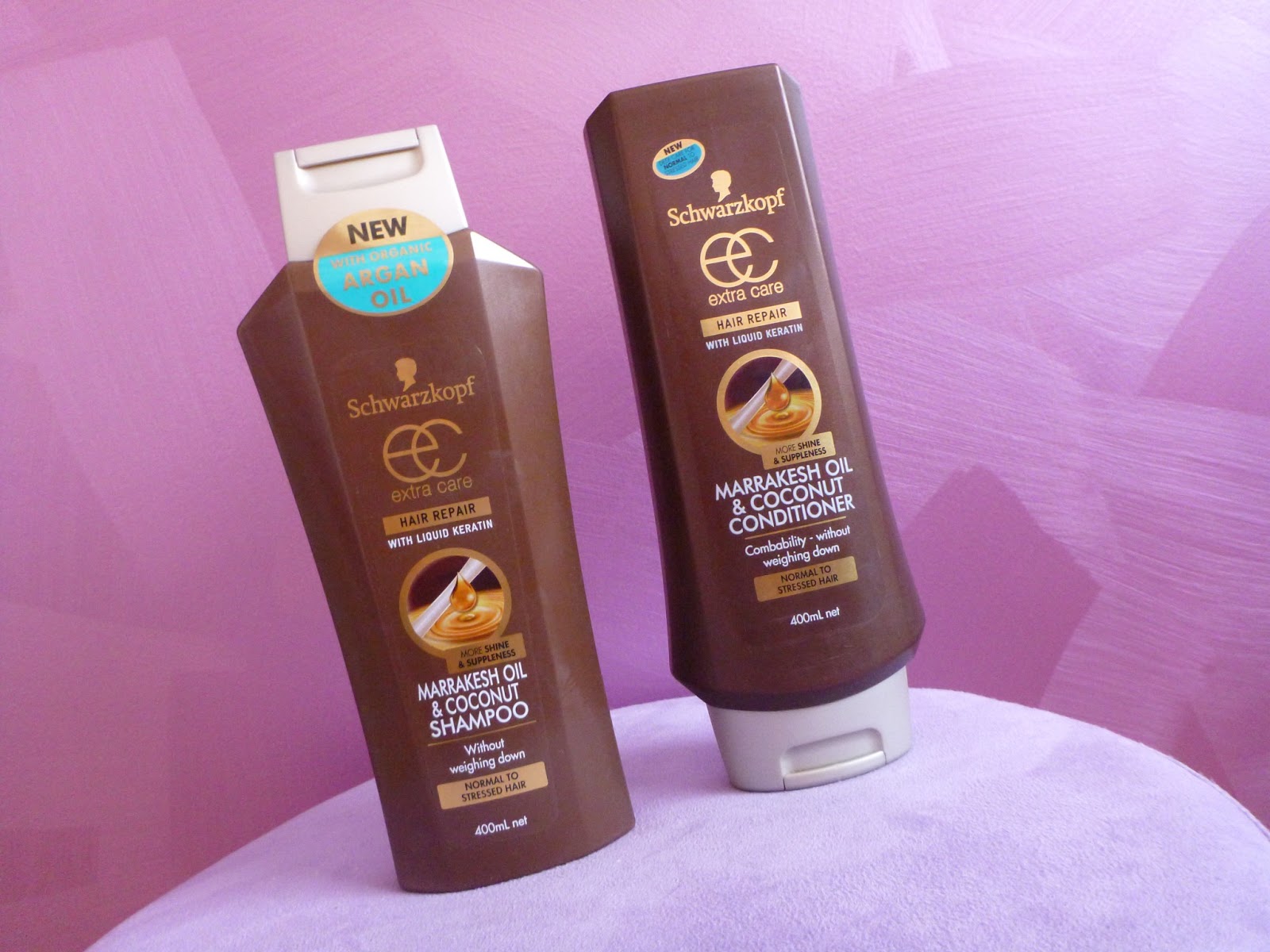Australian Beauty Review: Review of the Schwarzkopf Extra Care Marrakesh Oil Coconut Shampoo & Conditioner