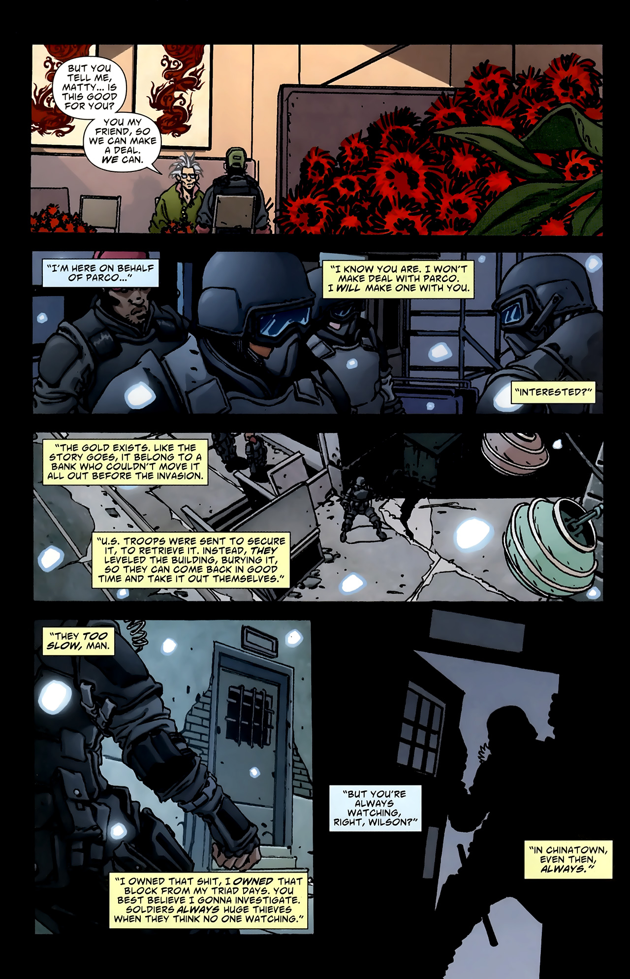 Read online DMZ (2006) comic -  Issue #38 - 10