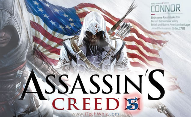 Assassin's Creed 5 2012 Trailer, Gameplay, Connor and Release Date