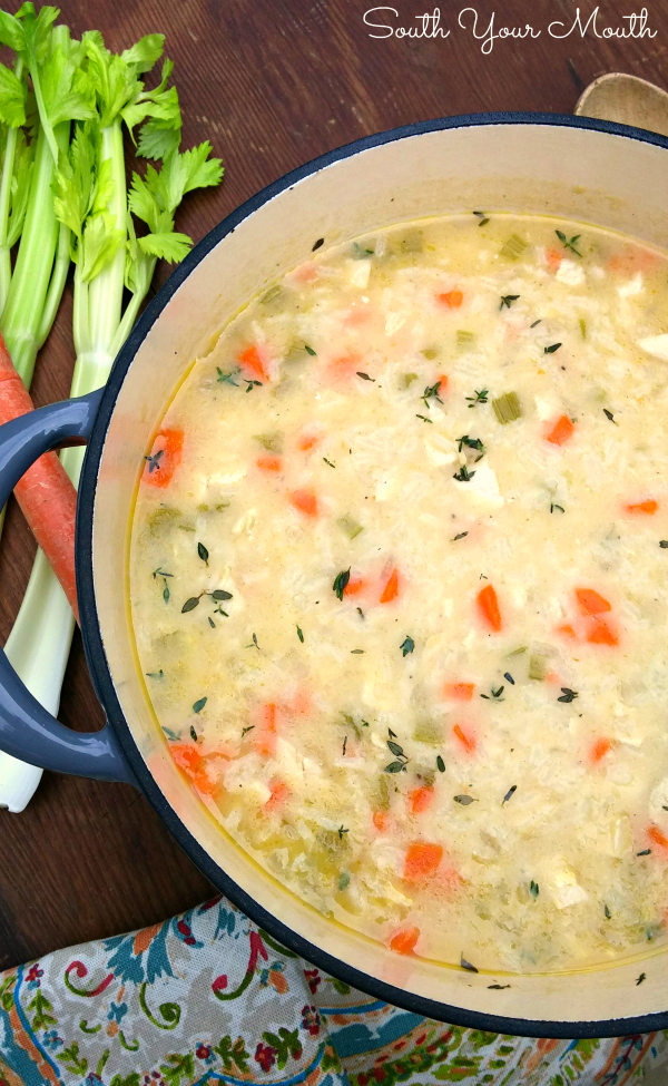 South Your Mouth: Easy Chicken & Rice Soup