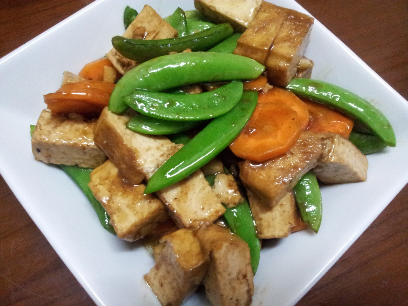 Sumanarthy's Kitchen Carrot & Peas Stir Fried with Tofu