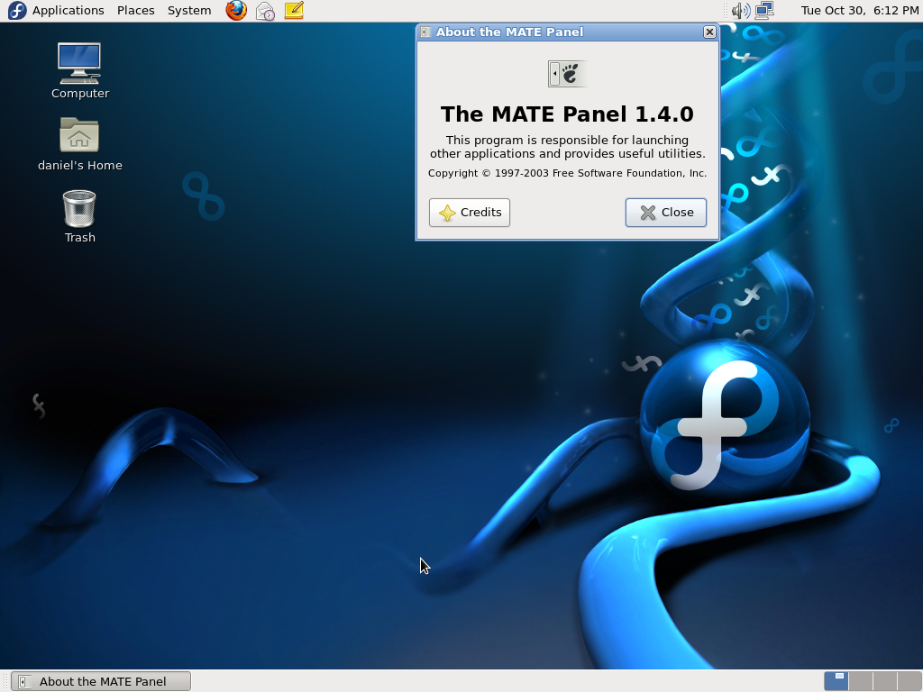 Blog do Danniel Instalando Desktop MATE no Fedora 17