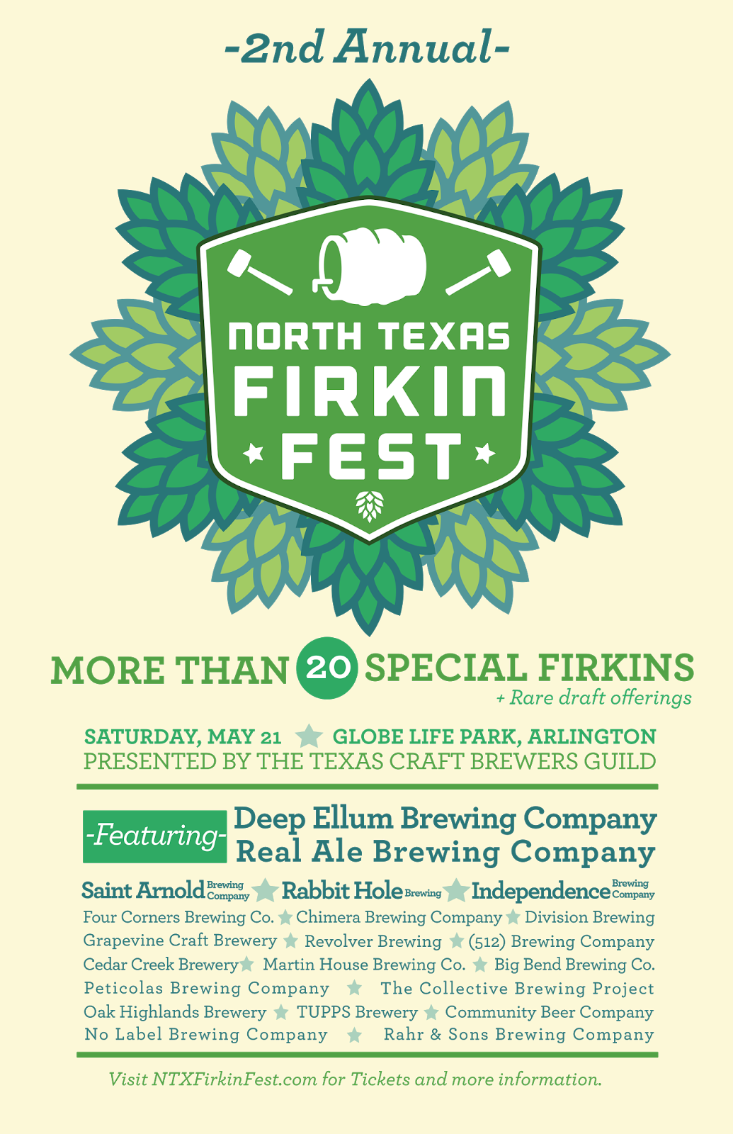North Texas Firkin Fest returns to Globe Life Park, May 21 Beer in Big D