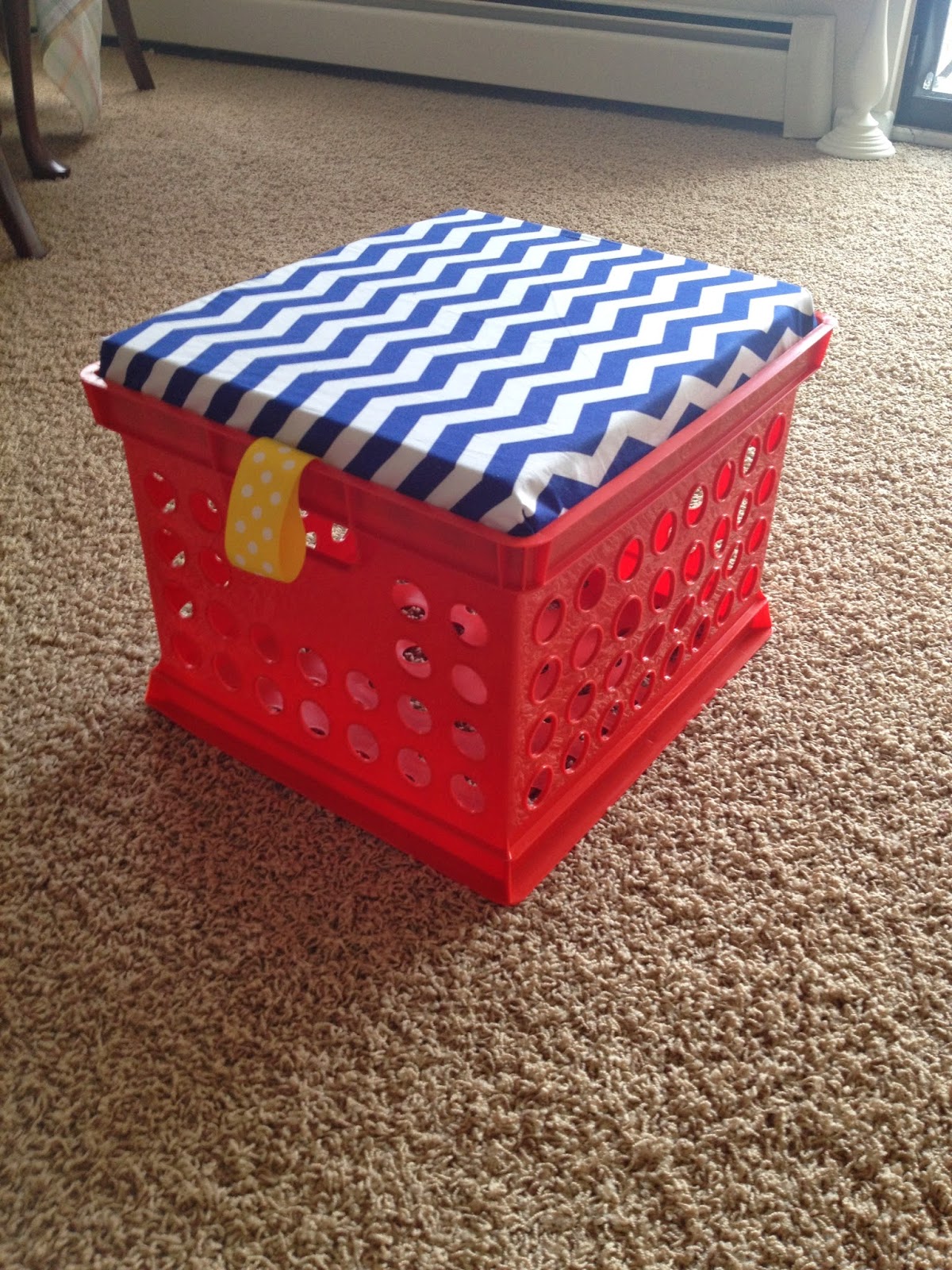Kindergarten Alphabet Soup Milk Crate Storage Seats