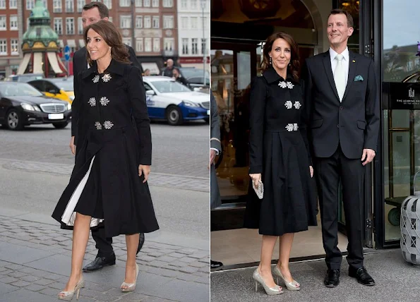 Queen Margrethe, Prince Henrik, Crown Prince Frederik, Crown Princess Mary, Prince Joachim, Princess Marie and Princess Benedikte attend an dinner hosted by President Enrique Pena Nieto and his wife Angelica Rivera of Mexico at Hotel DAngleterre