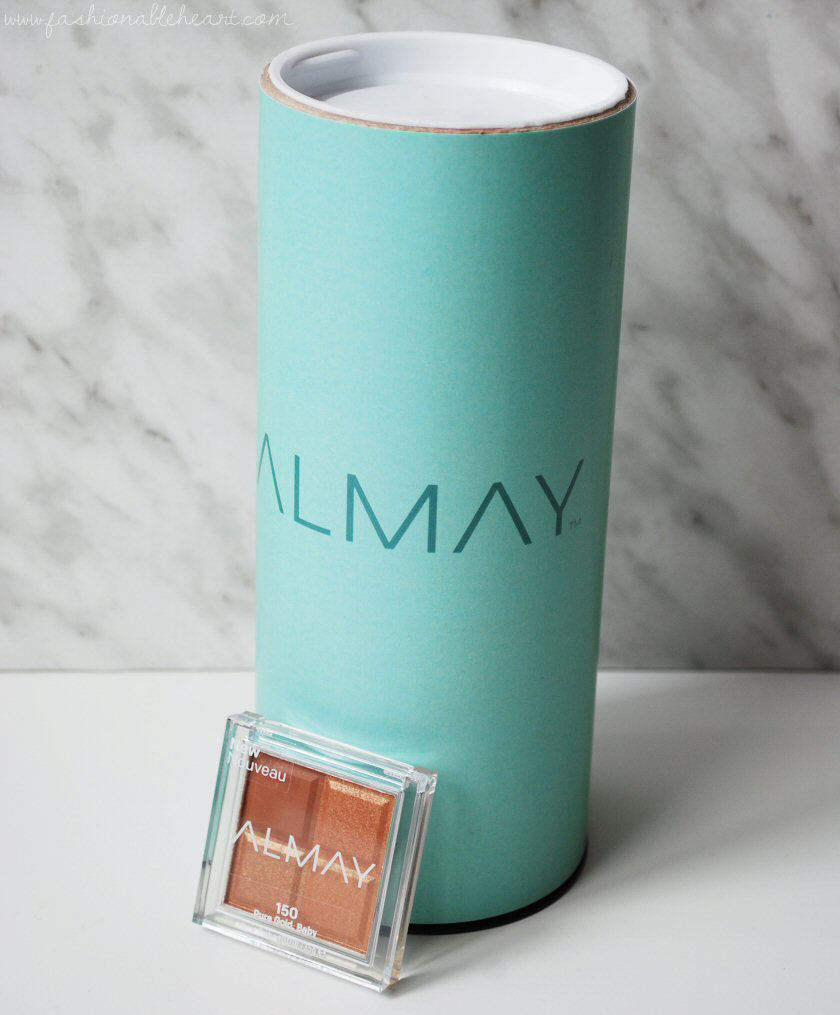 bbloggers, bbloggerca, almay, glamsense, topbox, canada blog, beauty blog, shadow squad, eyeshadow, quad, pure gold baby, swatches, ingredients, review, gold, monochromatic, eyeshadow, matte, shimmer, glitter, metallic, satin