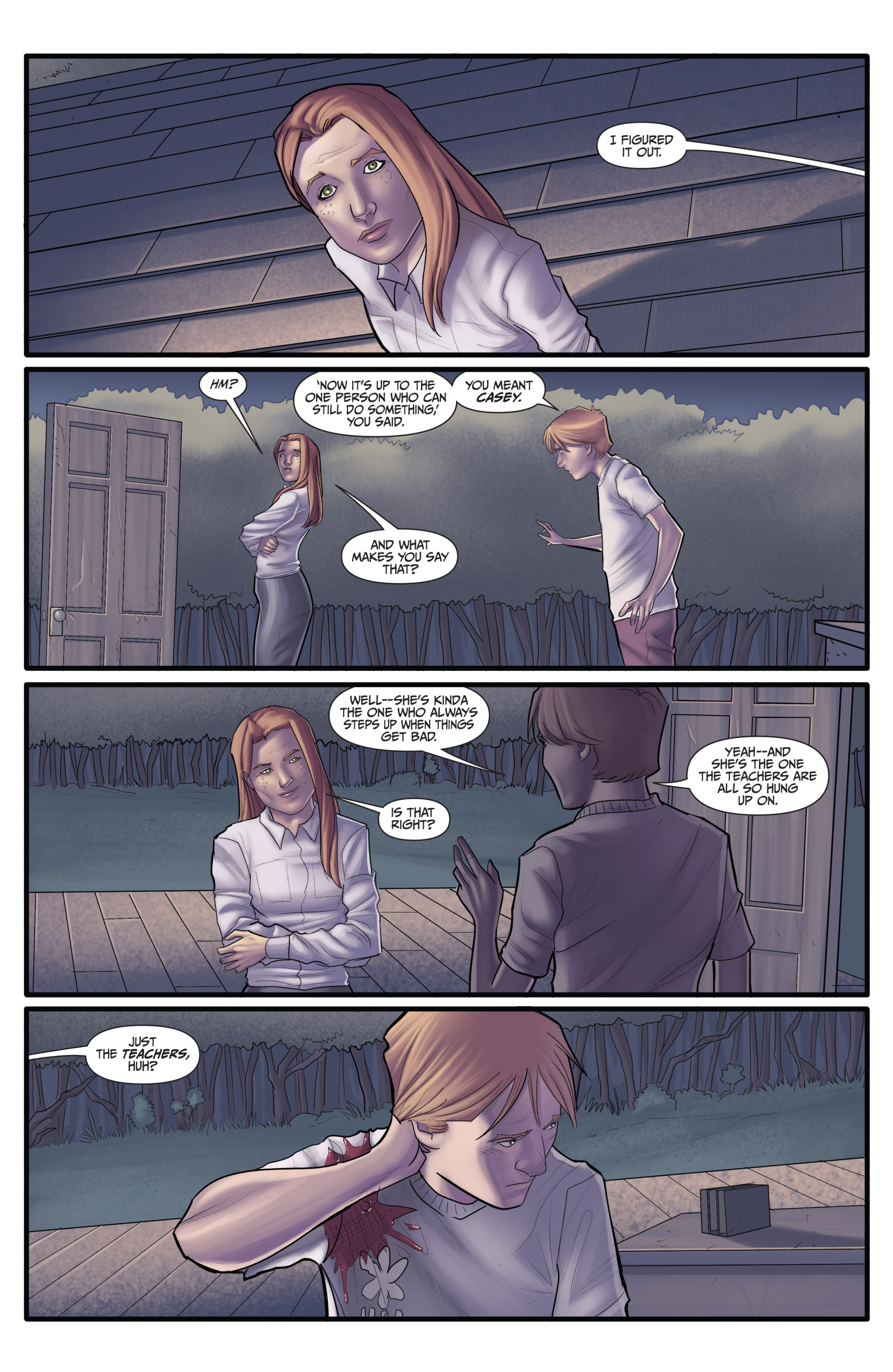 Read online Morning Glories comic -  Issue #27 - 18
