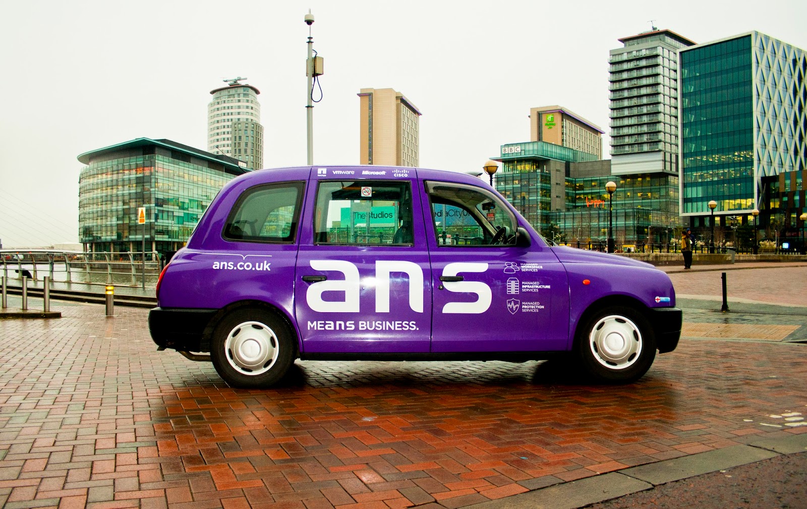 Transport Media at MeditaCity UKANS Full Livery Taxi Campaign