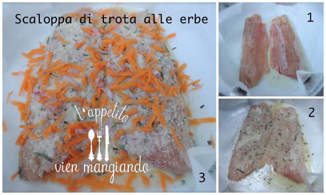  cucina valdostana: scaloppa di trota alle erbe