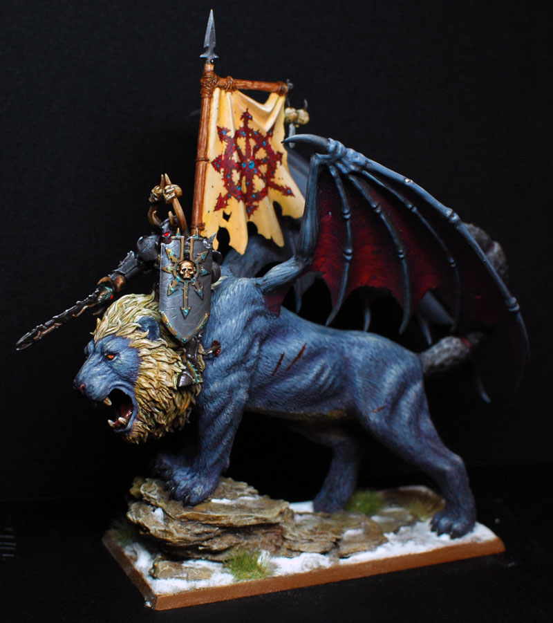 4Kbench Manticore made of toy tiger