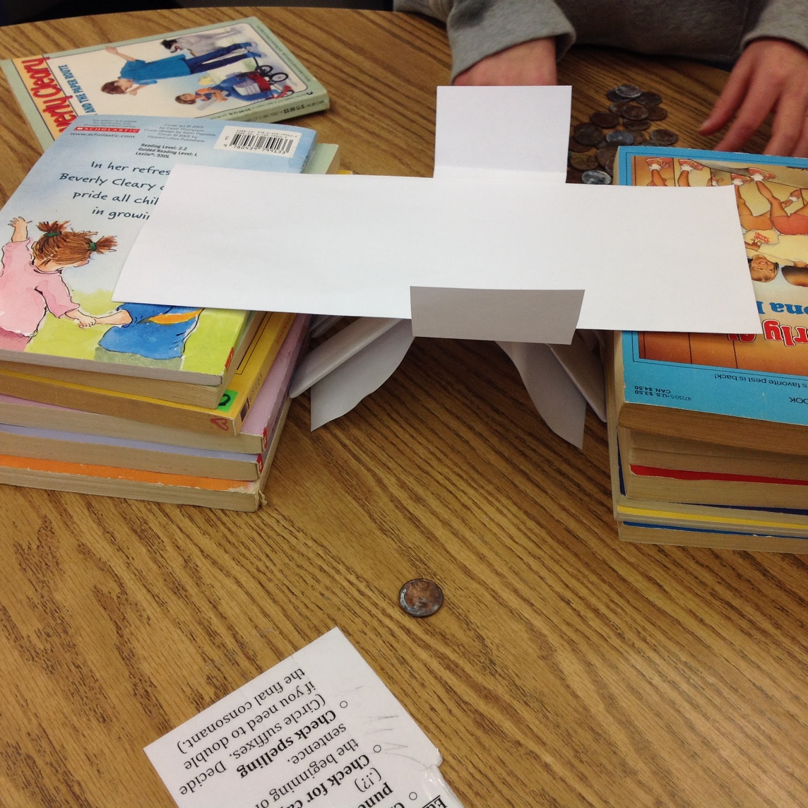 Orly's Room Making Paper Bridges